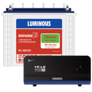 Luminous Zelio 1100 Home UPS and Luminous Red Charge 18000TT